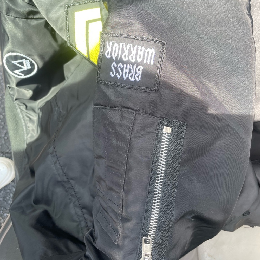 Leather Patchwork Vintage Jacket - image 4